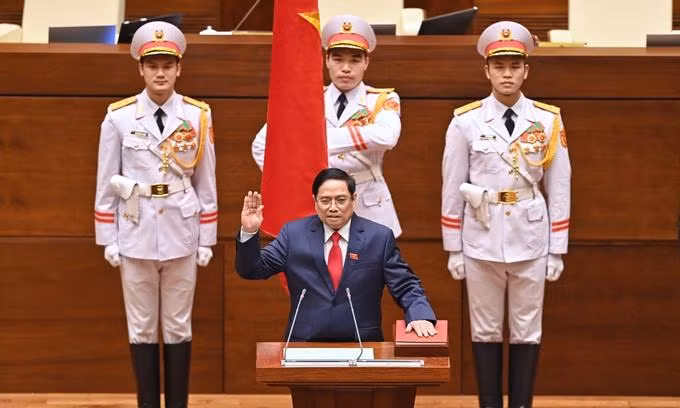 Tân Thủ tướng Phạm Minh Chính tuyên thệ nhậm chức