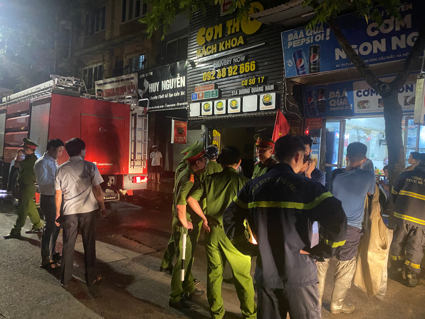 Nhờ sự phối hợp kịp thời, vụ cháy đã không gây thiệt hại về người