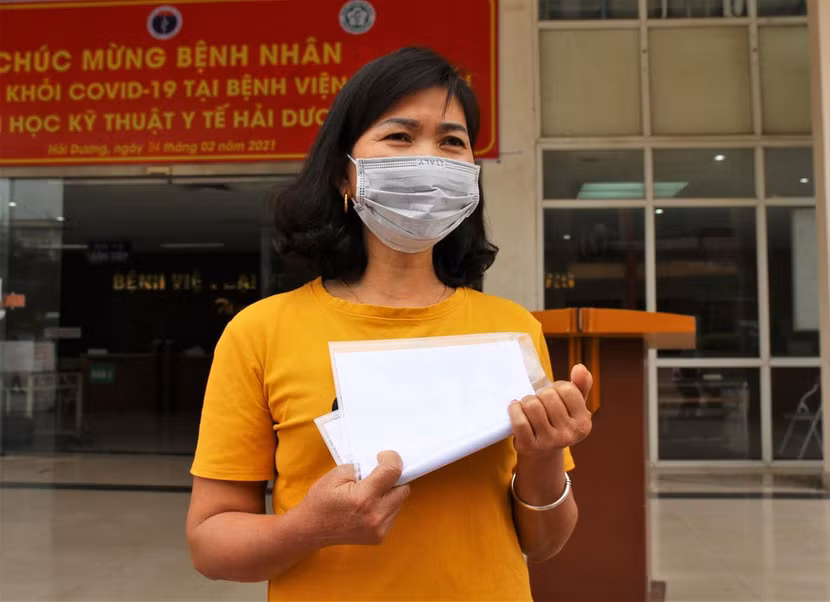 Một trong 13 bệnh nhân Covid-19 tại Hải Dương được công bố khỏi bệnh chiều 24-2