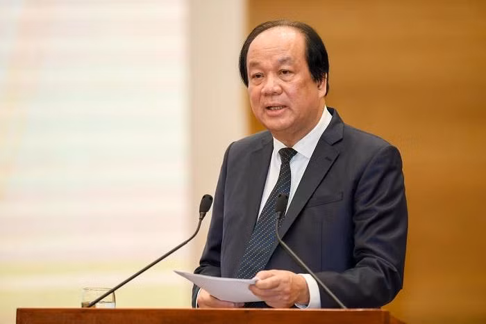 Bộ trưởng, Chủ nhiệm VPCP Mai Tiến Dũng phát biểu tại buổi họp báo Chính phủ chiều 2-2