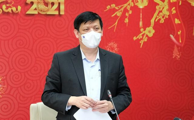 Bộ trưởng Bộ Y tế Nguyễn Thanh Long phát biểu tại cuộc họp sáng 19-2