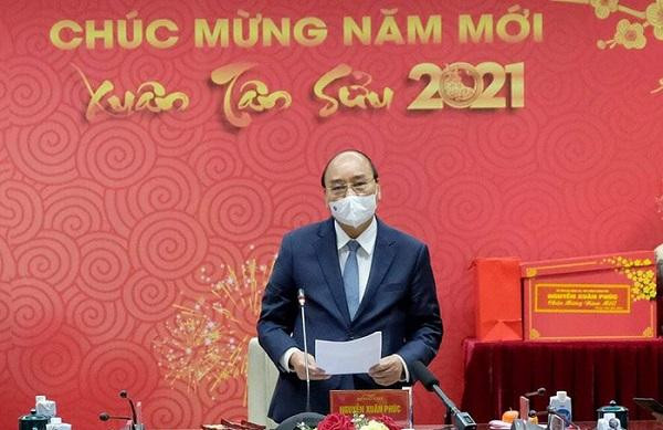 Thủ tướng phát biểu động viên và giao nhiệm vụ cho ngành y tế