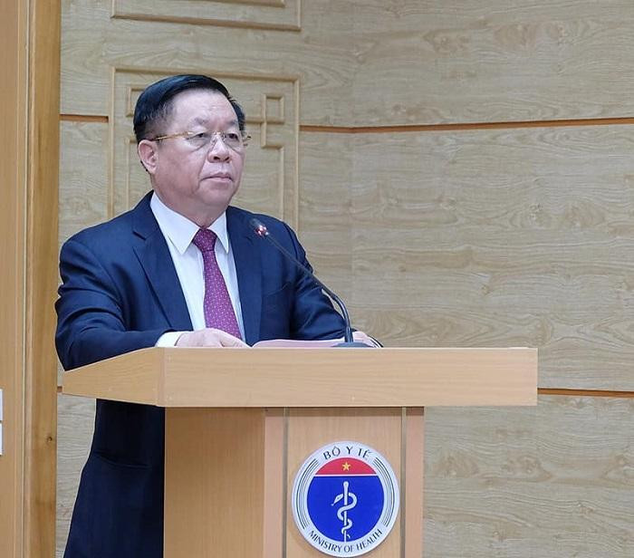 Đồng chí Nguyễn Trọng Nghĩa phát biểu tại buổi thăm