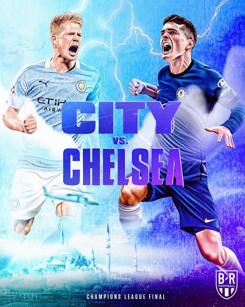 8. Man City vs Chelsea (2020/2021). Vào 2h rạng sáng 30-5 tới theo giờ Việt Nam, Man City và Chelsea sẽ bước vào trận chung kết Champions League toàn Anh, cũng là trận nội bộ thứ 8 của giải đấu. Đây là lần thứ 3 Chelsea vào chung kết, trong khi với Man xanh là lần đầu tiên. Man City được đánh giá cao hơn nhưng HLV Thomas Tuchel chính là điểm tựa để CĐV The Blues tin vào màn đăng quang thứ 2 trong lịch sử đội bóng. 8. Man City vs Chelsea (2020/2021). Vào 2h rạng sáng 30-5 tới theo giờ Việt Nam, Man City và Chelsea sẽ bước vào trận chung kết Champions League toàn Anh, cũng là trận nội bộ thứ 8 của giải đấu. Đây là lần thứ 3 Chelsea vào chung kết, trong khi với Man xanh là lần đầu tiên. Man City được đánh giá cao hơn nhưng HLV Thomas Tuchel chính là điểm tựa để CĐV The Blues tin vào màn đăng quang thứ 2 trong lịch sử đội bóng.