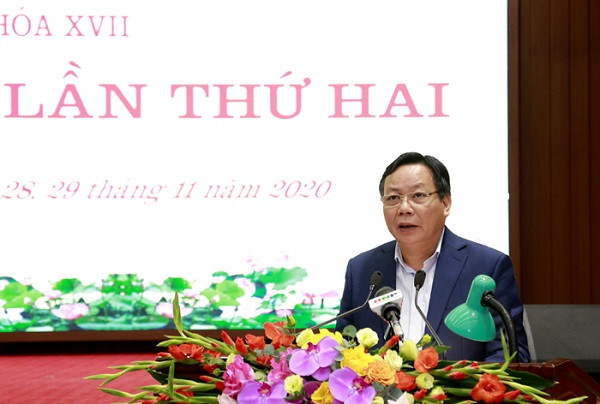 Phó Bí thư Thành ủy Nguyễn Văn Phong phát biểu tại hội nghị Phó Bí thư Thành ủy Nguyễn Văn Phong phát biểu tại hội nghị