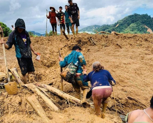 Hiện trường một vụ sạt lở ở Quảng Nam Hiện trường một vụ sạt lở ở Quảng Nam