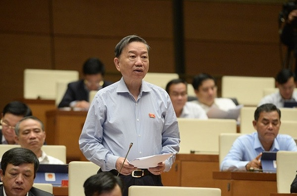 Bộ trưởng Tô Lâm trả lời chất vấn trước Quốc hội chiều 6-11