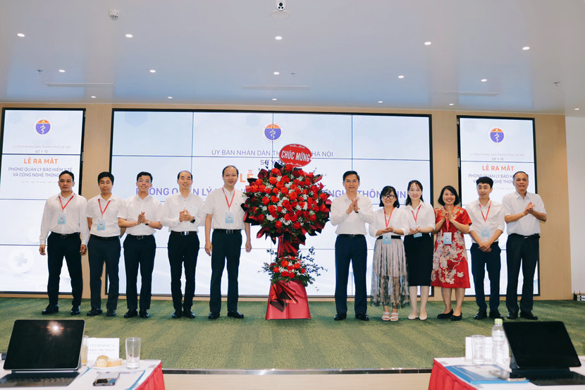 Tại hội nghị, Sở Y tế Hà Nội ra mắt Phòng Quản lý Bảo hiểm y tế - Công nghệ thông tin Tại hội nghị, Sở Y tế Hà Nội ra mắt Phòng Quản lý Bảo hiểm y tế - Công nghệ thông tin