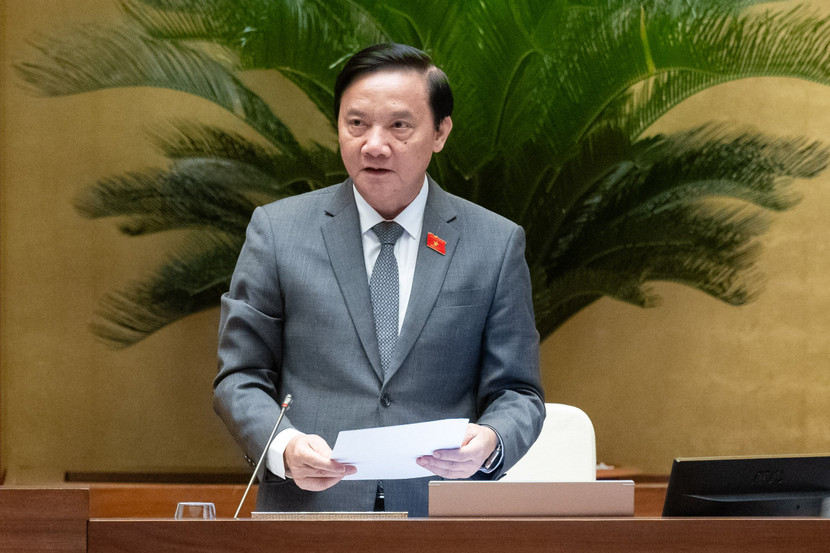 Phó Chủ tịch Quốc hội Nguyễn Khắc Định kết luận phiên thảo luận