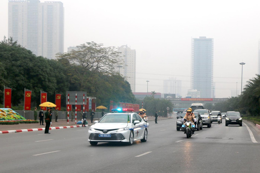 Lực lượng CSGT dẫn đoàn phục vụ Đại hội đại biểu toàn quốc lần thứ XIII của Đảng Lực lượng CSGT dẫn đoàn phục vụ Đại hội đại biểu toàn quốc lần thứ XIII của Đảng