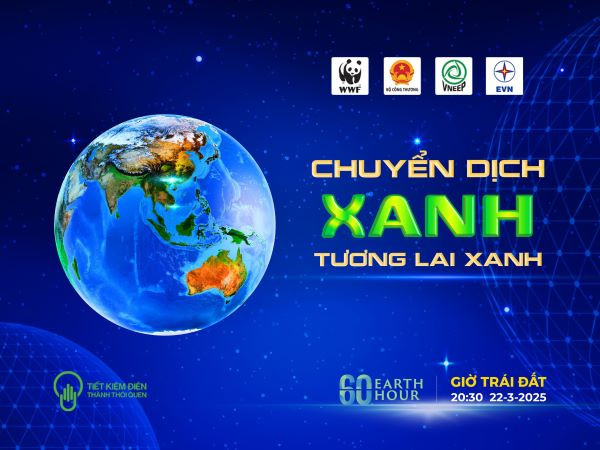 Giờ Trái đất lan tỏa hành động tiết kiệm điện