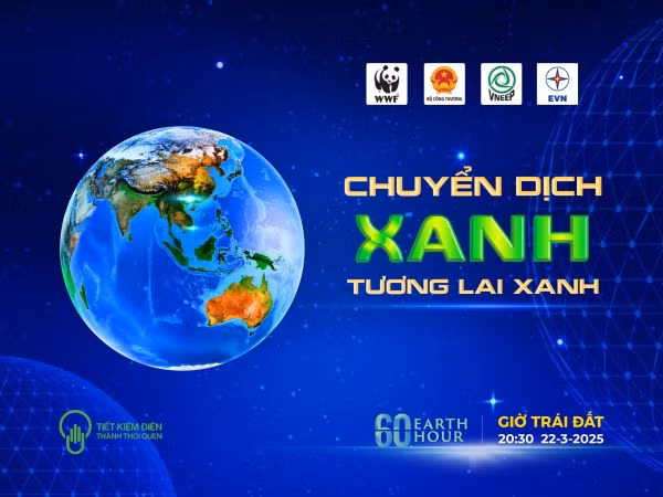 Giờ Trái đất lan tỏa hành động tiết kiệm điện