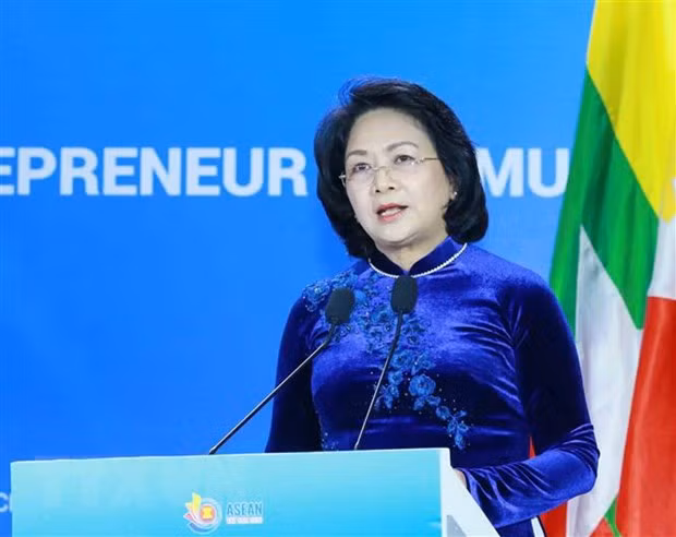 Phó Chủ tịch nước Đặng Thị Ngọc Thịnh phát biểu tại Hội nghị Phó Chủ tịch nước Đặng Thị Ngọc Thịnh phát biểu tại Hội nghị