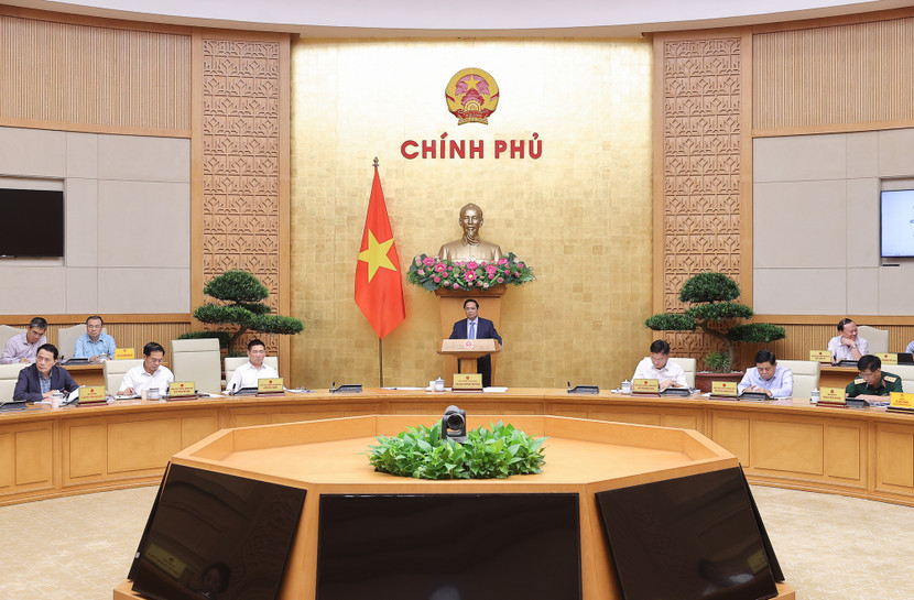 Thủ tướng Phạm Minh Chính chủ trì Phiên họp (Ảnh: VGP)