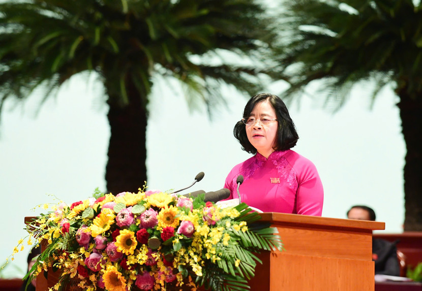 Đồng chí Bùi Thị Minh Hoài tiếp tục giữ chức Bí thư Thành ủy Hà Nội khóa XVIII ảnh 1 Đồng chí Bùi Thị Minh Hoài tiếp tục giữ chức Bí thư Thành ủy Hà Nội khóa XVIII ảnh 1