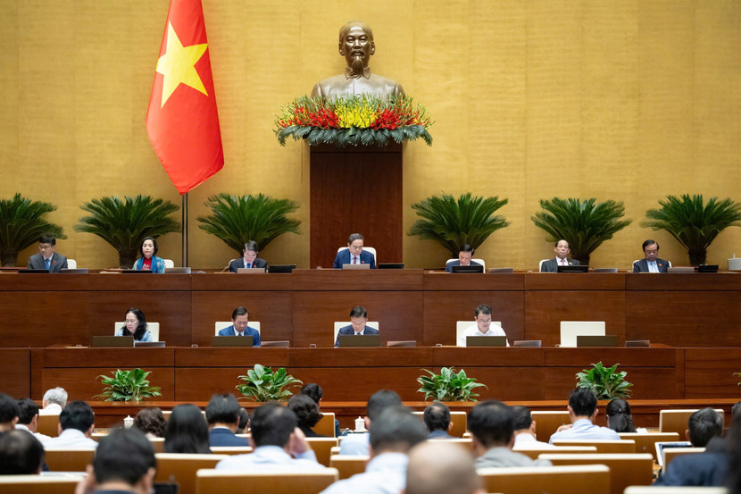 Quang cảnh một phiên thảo luận của Quốc hội