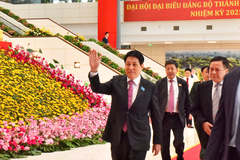 Chủ tịch nước Lương Cường dự Đại hội XVIII Đảng bộ Hà Nội Chủ tịch nước Lương Cường dự Đại hội XVIII Đảng bộ Hà Nội