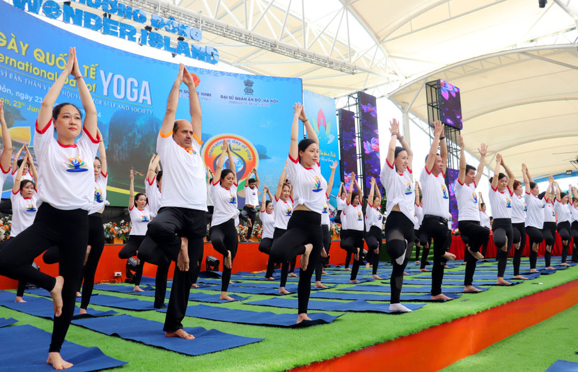 Ngày quốc tế Yoga 2025 được tổ chức tại Quảng Ninh