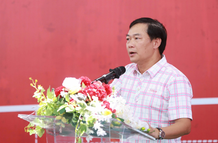 Ông Nguyễn Tiến Dũng, Phó Tổng giám đốc Đài Hà Nội phát biểu khai mạc