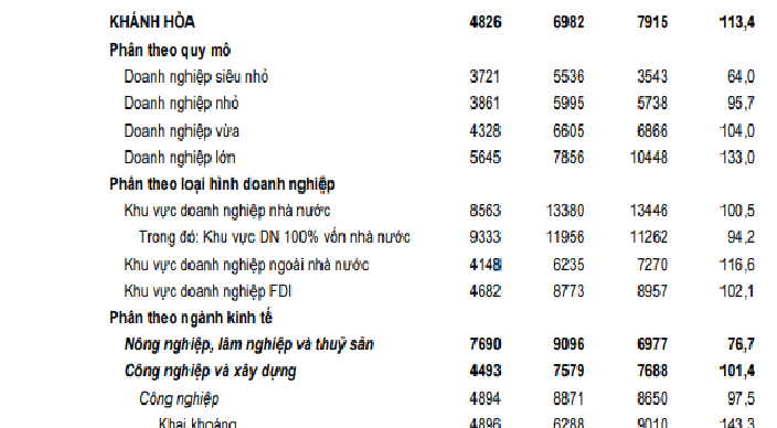 Thu nhập bình quân của người lao động theo Sách trắng doanh nghiệp Việt Nam năm 2022
