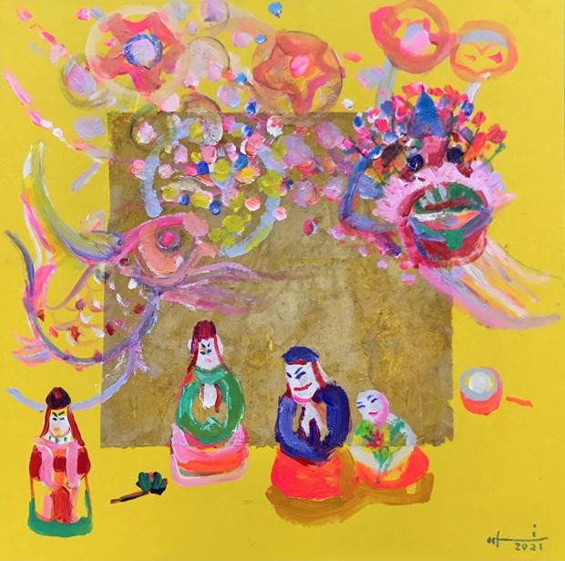 Tranh Võ Lương Nhi.