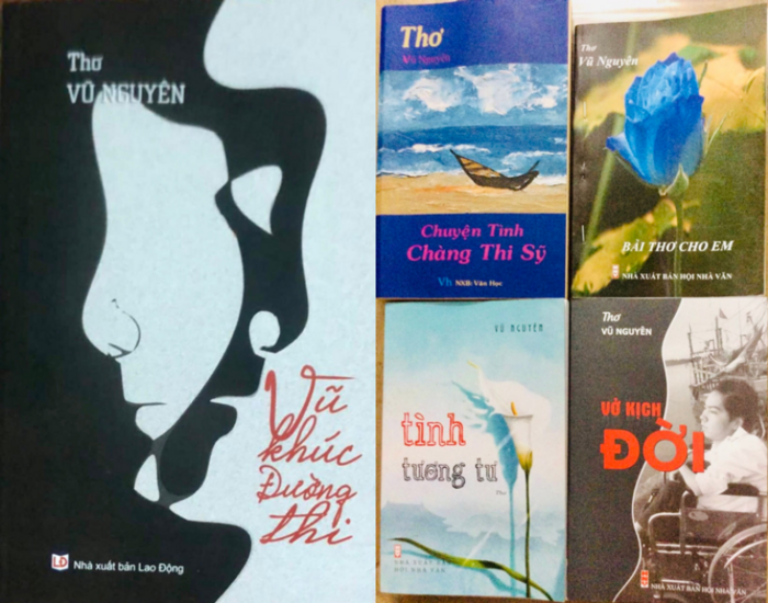 Một số tập thơ đã xuất bản của Vũ Nguyên