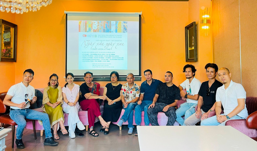 Các họa sĩ tham gia dự án "Di sản văn hóa Việt qua góc nhìn nghệ sĩ đương đại"