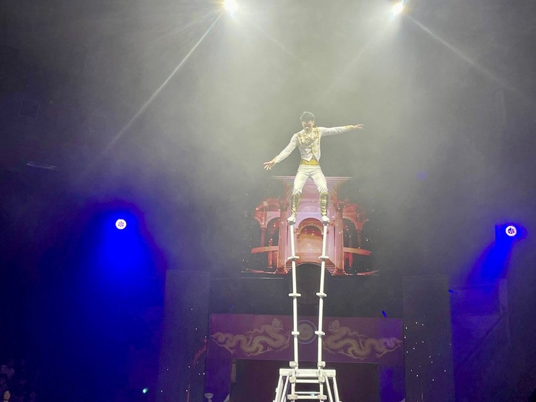 Một tiết mục dự thi tại Cuộc thi Tài năng xiếc toàn quốc – 2024