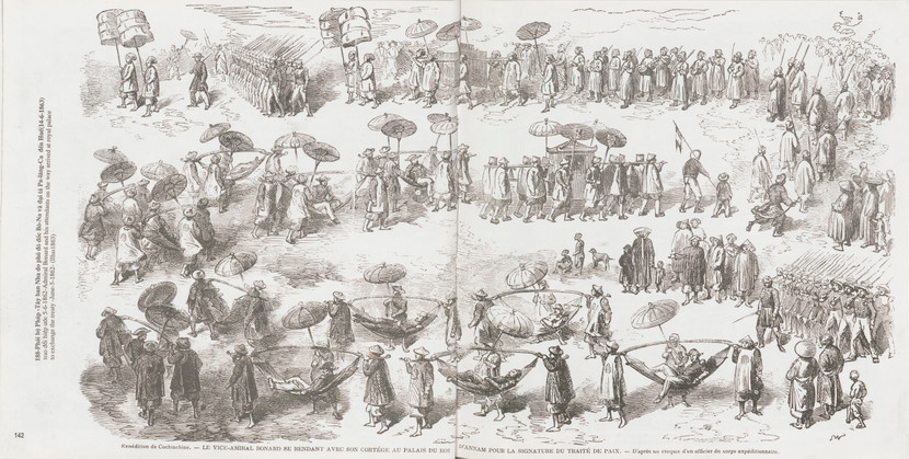 Phái bộ Pháp, Tây Ban Nha đến Huế năm 1863