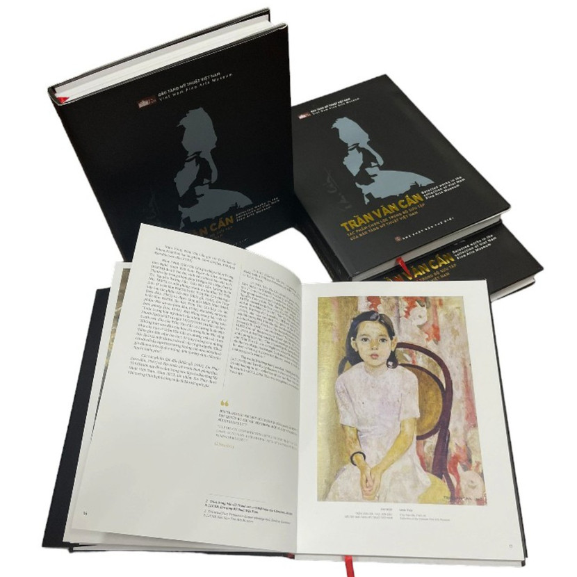 Cuốn sách "Trần Văn Cẩn - - Tác phẩm chọn lọc trong sưu tập của Bảo tàng Mỹ thuật Việt Nam”