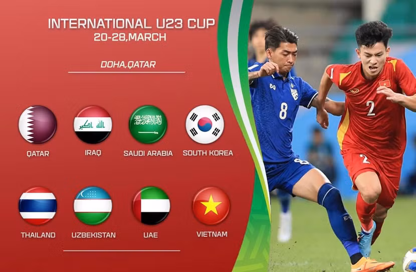 U23 Việt Nam sẽ cùng các đội mạnh châu Á dự Doha Cup 2023 (Ảnh: ASEAN Football)