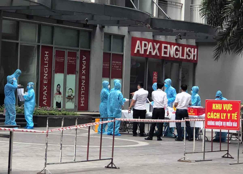 Tòa nhà Park 11 bị phong tỏa