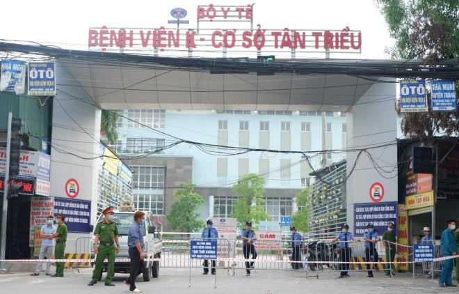 Thêm 5 ca Covid-19 mới liên quan đến Bệnh viện K