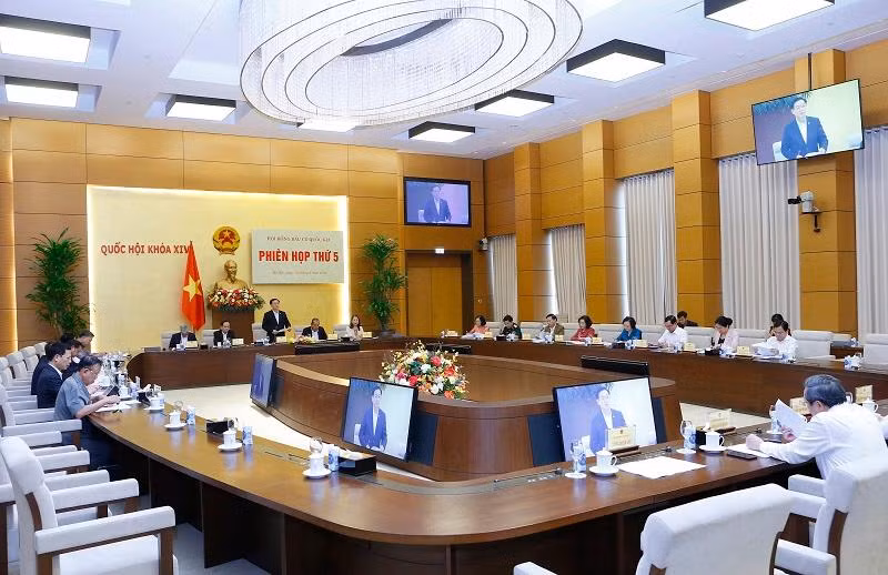 Một phiên họp của Hội đồng bầu cử Quốc gia