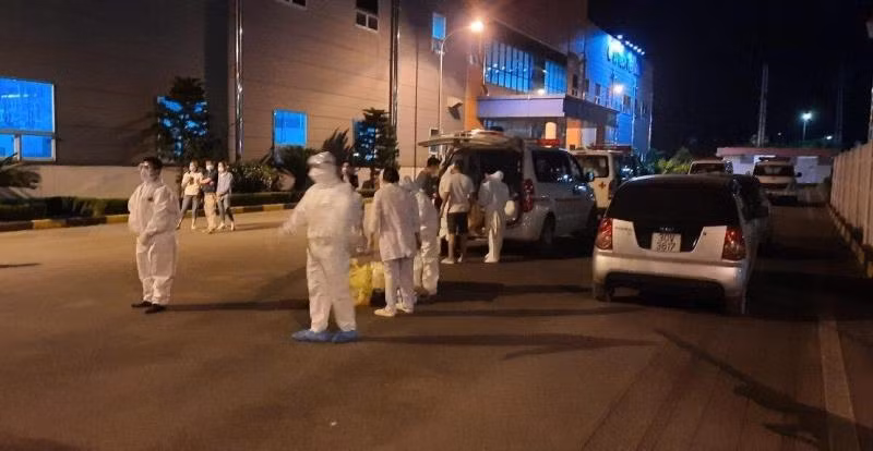 Số mắc mới liên quan đến khu công nghiệp ở Bắc Giang vẫn đang tăng nhanh