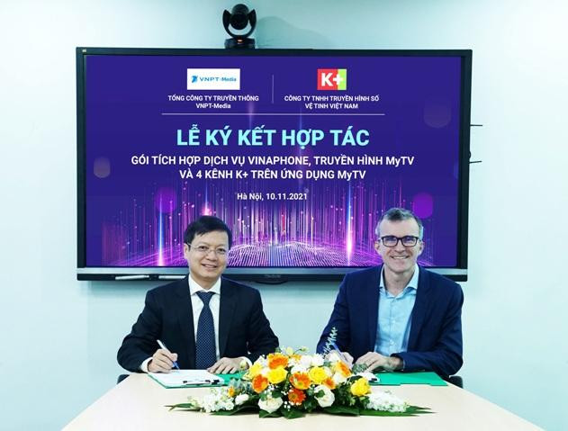 K+ và VNPT-Media hợp tác cung cấp dịch vụ truyền hình