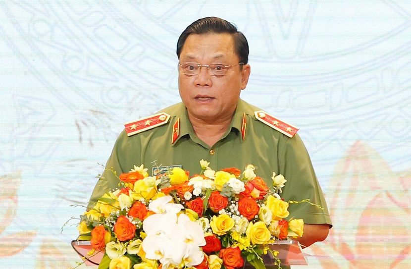 Trung tướng Nguyễn Hải Trung - Ủy viên Ban Thường vụ Thành ủy, Bí thư Đảng ủy, Giám đốc CATP Hà Nội