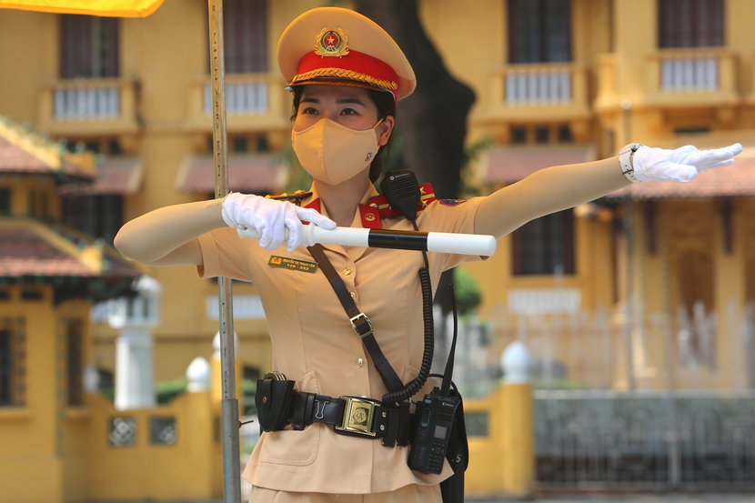 Công an thành phố Hà Nội sẽ tăng cường lực lượng, tổ chức phân luồng, đảm bảo tuyệt đối an ninh, an toàn Lễ Quốc tang Tổng Bí thư Nguyễn Phú Trọng (ảnh minh họa)