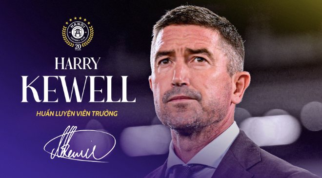 Hà Nội FC công bố Harry Kewell là tân HLV trưởng đội bóng