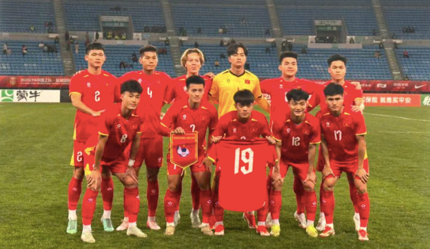 U23 Việt Nam tại CFA Team China hồi tháng 3 vừa qua