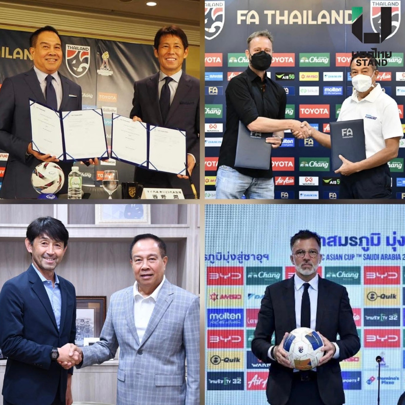 Ball Thai Stand dẫn lại hình ảnh ngày ra mắt của 3 người tiền nhiệm có Chủ tịch FAT đồng hành, chứ không cô đơn như tân HLV Anthony Hudson Ball Thai Stand dẫn lại hình ảnh ngày ra mắt của 3 người tiền nhiệm có Chủ tịch FAT đồng hành, chứ không cô đơn như tân HLV Anthony Hudson