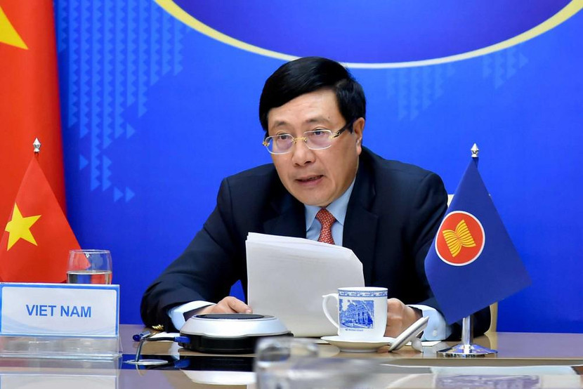 Phó Thủ tướng, Bộ trưởng Ngoại giao Phạm Bình Minh phát biểu tại Hội nghị