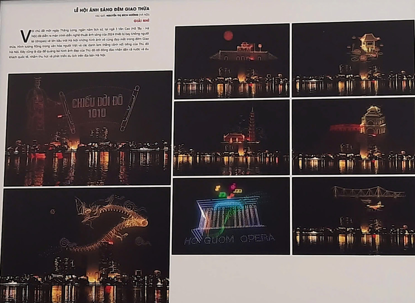 Giải Nhì - tác phẩm "Lễ hội ánh sáng đêm giao thừa" của tác giả Nguyễn Thị Bích Hường. Giải Nhì - tác phẩm "Lễ hội ánh sáng đêm giao thừa" của tác giả Nguyễn Thị Bích Hường.