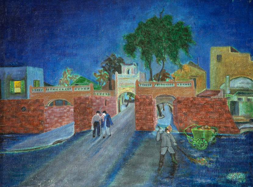 "Ô Quan Chưởng" của họa sĩ Nguyễn Đình Phúc, 1980, sơn dầu "Ô Quan Chưởng" của họa sĩ Nguyễn Đình Phúc, 1980, sơn dầu