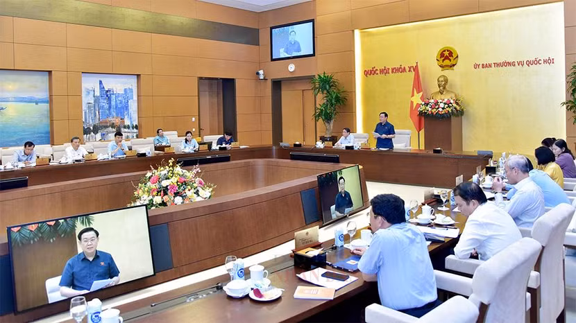 Phiên họp sáng 6-7 của Ủy ban Thường vụ Quốc hội