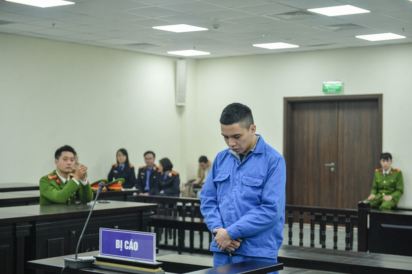 Bị cáo Nguyễn Đức Trung bị đưa ra xét xử tại phiên tòa. Bị cáo Nguyễn Đức Trung bị đưa ra xét xử tại phiên tòa.