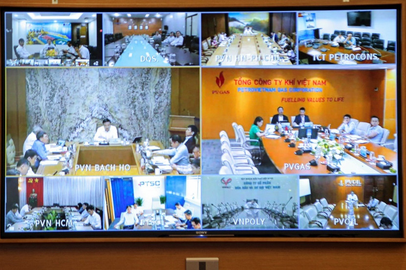 Các điểm cầu trực tuyến.