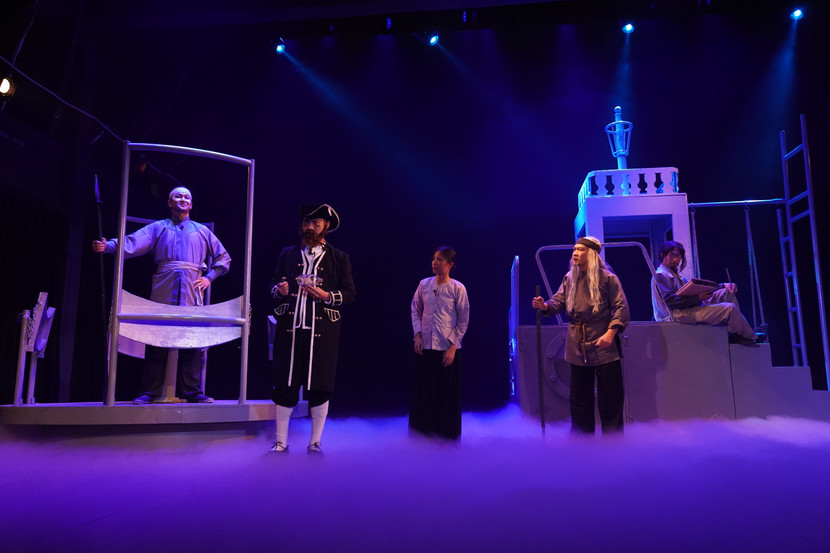 Một cảnh trong vở kịch nói "Người trong cõi nhớ".