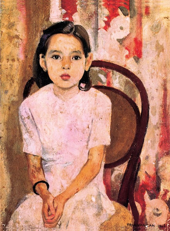 Bức tranh "Em Thúy" do danh họa Trần Văn Cẩn vẽ. Bức tranh "Em Thúy" do danh họa Trần Văn Cẩn vẽ.