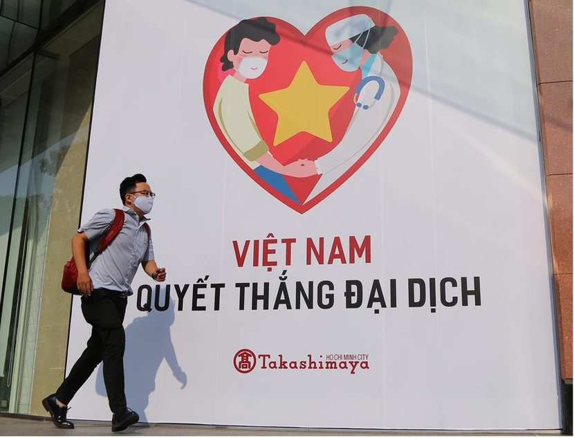 Việt Nam quyết thắng đại dịch - Ảnh: Huỳnh Trường Giang Việt Nam quyết thắng đại dịch - Ảnh: Huỳnh Trường Giang
